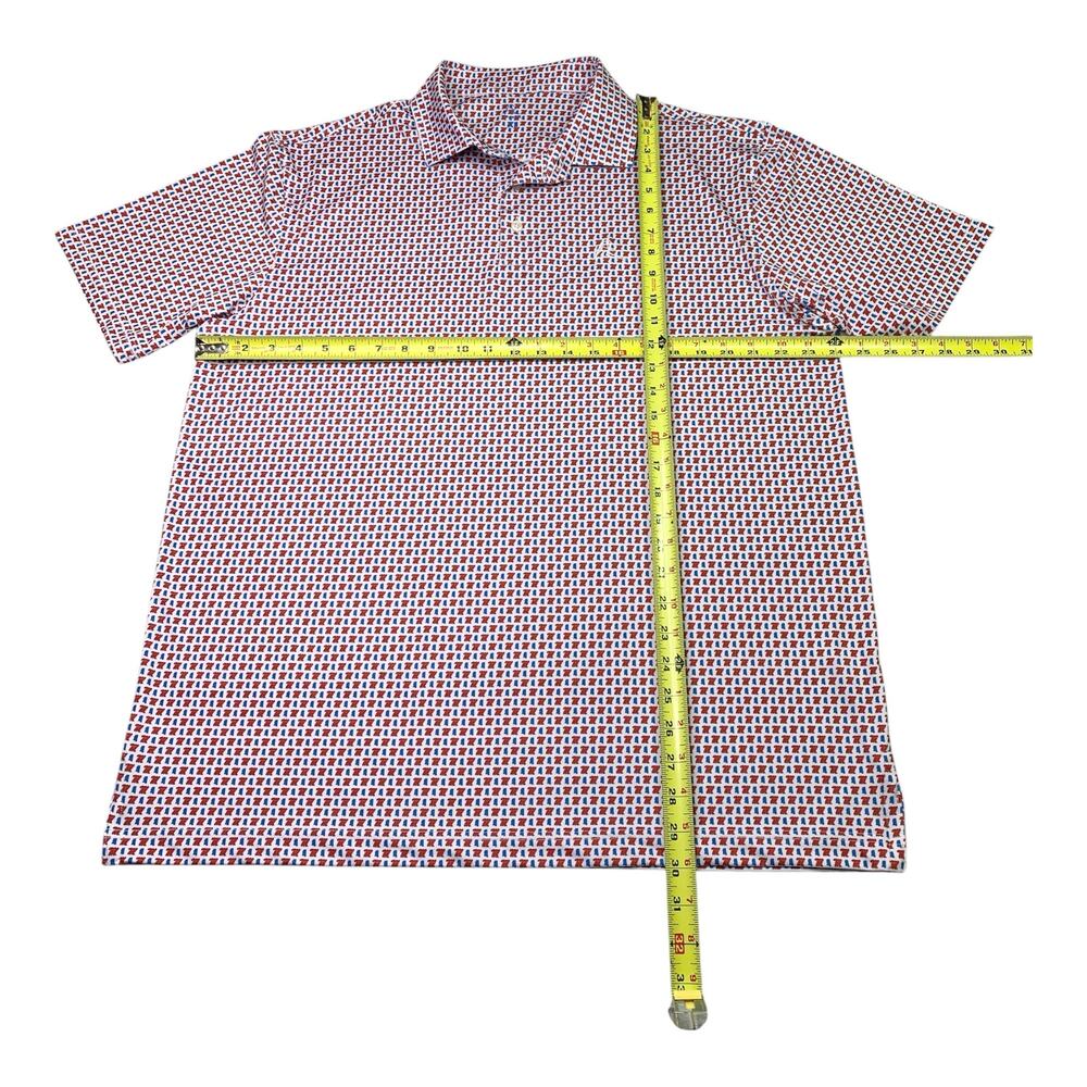 Rhoback Mens Ole Miss Hotty Toddy Collegiate Polo XL Rebels Gameday Golf - Picture 7 of 10